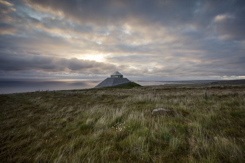 Ceide Fields at dusk