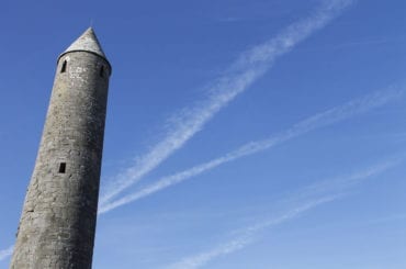 Killala Round Tower Spring in Mayo Ireland