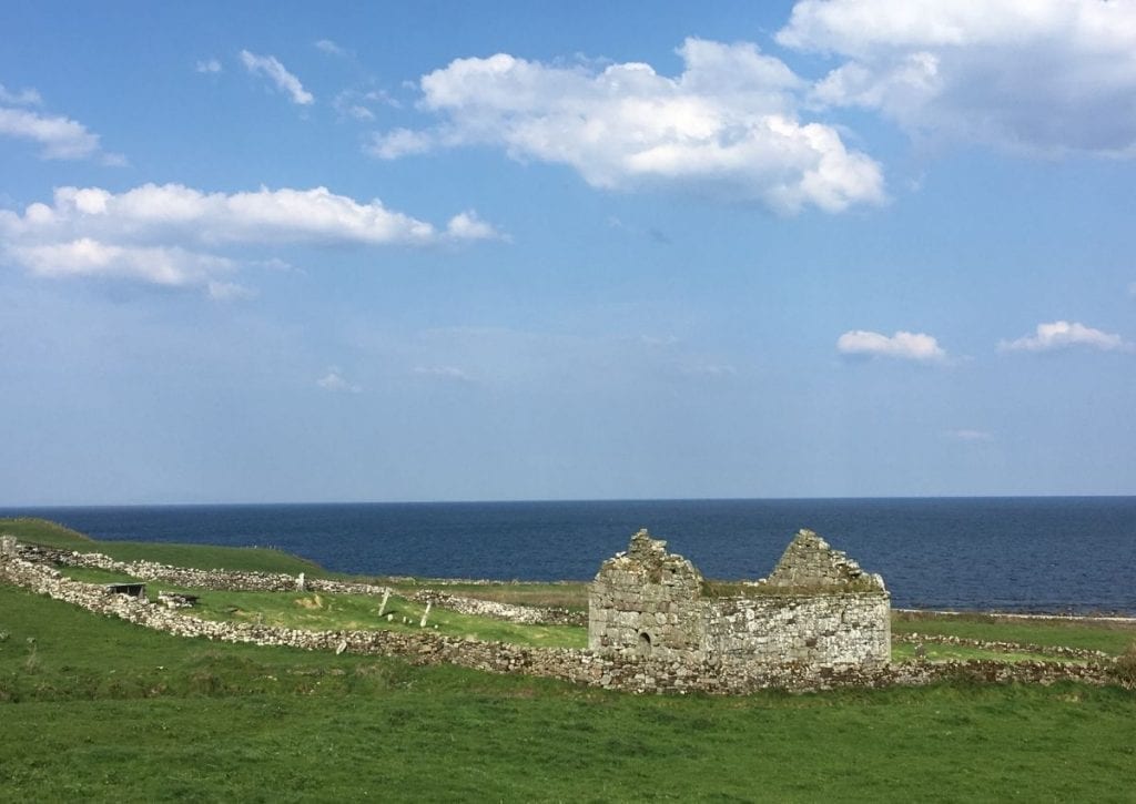 Ruins of Saint Cuimín's Church Kilcummin County Mayo, Ireland