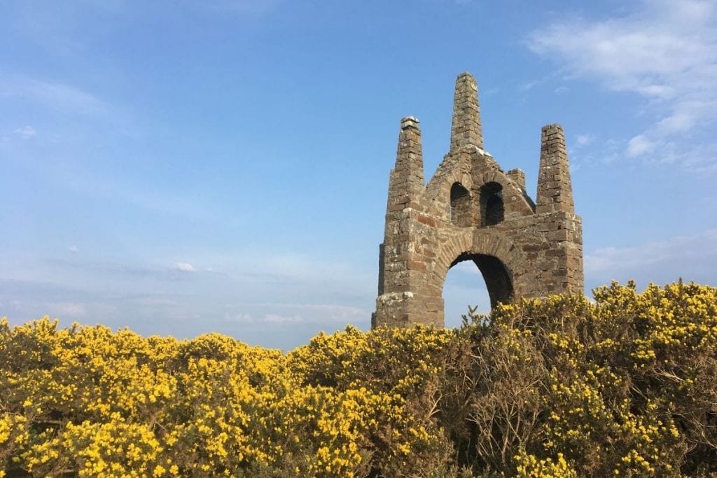 The Gazebo at Lacken Hill, County Mayo, Ireland.