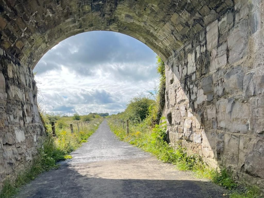The old Railway Bridge on the Monasteries of the Moy Greenway. Photo: Anna Connor