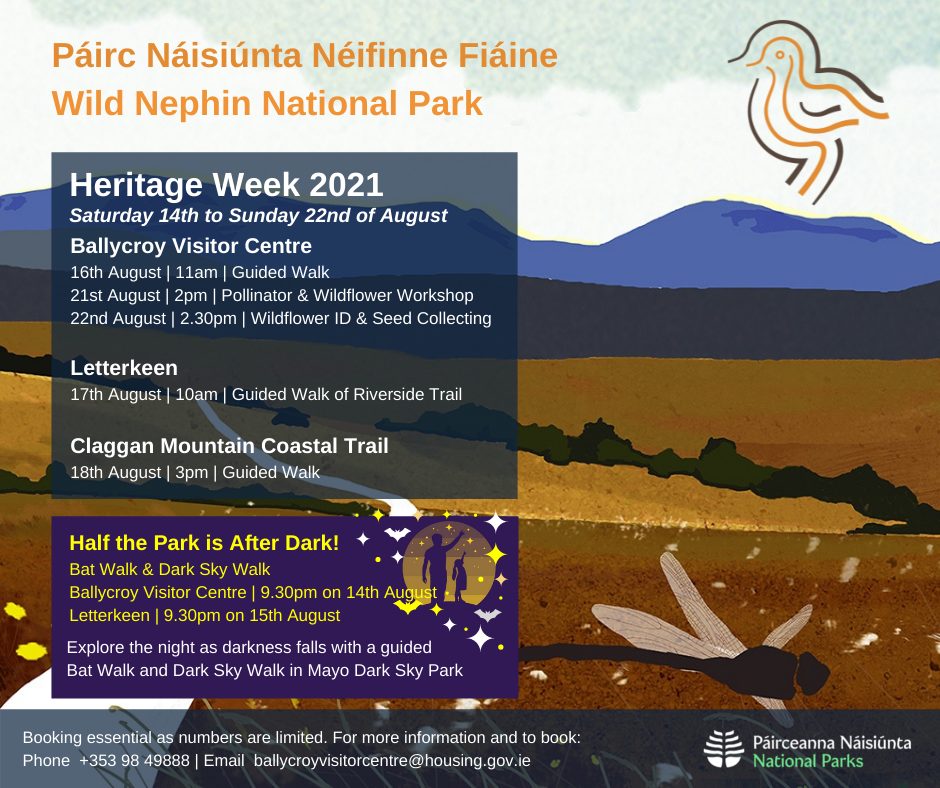 National Heritage Week from Wild Nephin Ballycroy National Park