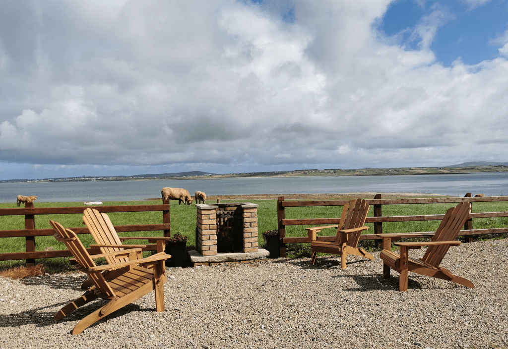 Belmullet Coast Guard Station - outdoor seating area